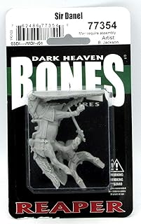 Reaper Miniatures Sir Danel Mounted Crusader #77354 Bones Unpainted Plastic Mini