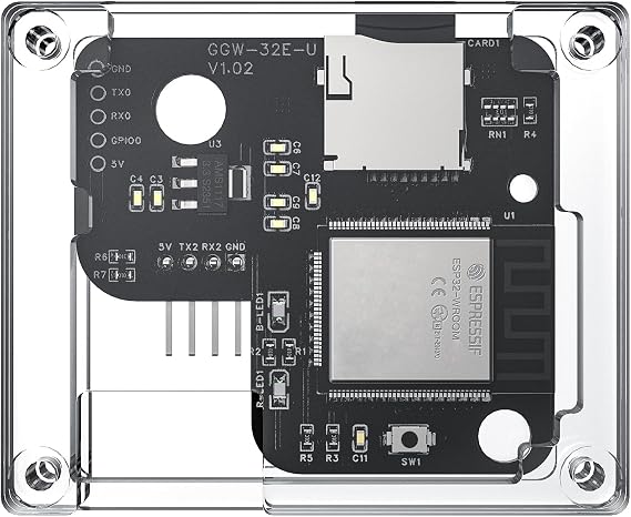 Genmitsu GGW-UART Wireless Wi-Fi Module Kit, App G-Code Sending, Remote Control CNC Milling Machine Offline Controller for 3018-PRO, 3020-PRO MAX V2, 3030-PROVer MAX, 4040-PRO MAX, 4040-PRO, 4040 Reno