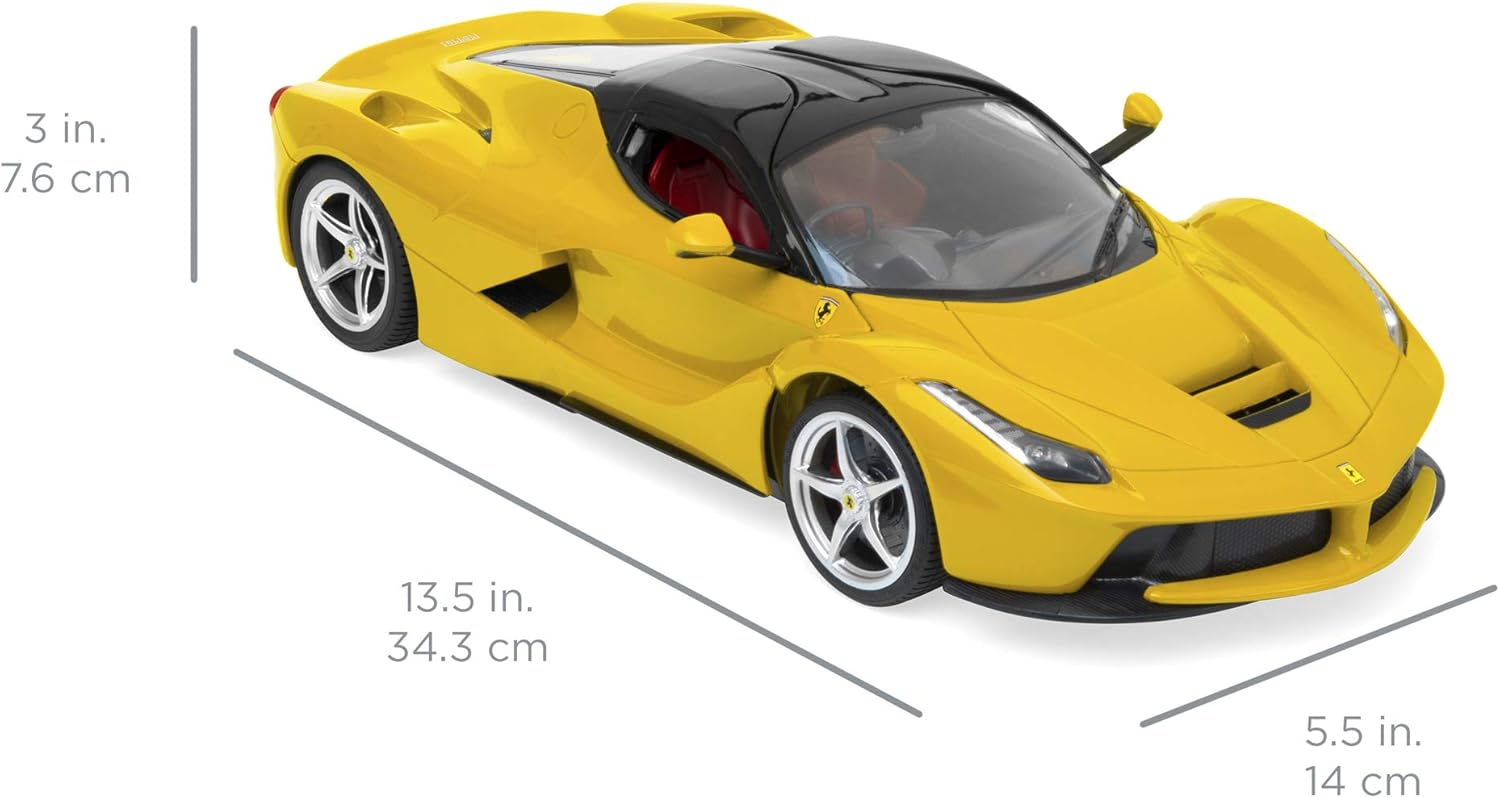 Prоduсt Dеаl Best Choice Products Kids 27 MHz, 1/14 Scale Licensed Ferrari RC Car w/ Lights, 5.1 MPH, Yellow