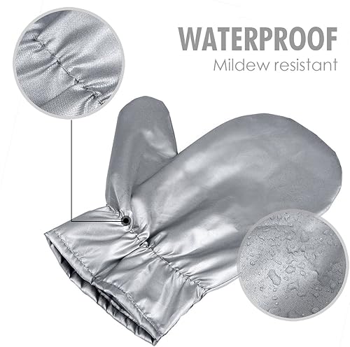 Miniatura 8 de Guante de planchado de vapor para ropa con lazo para los dedos para ropa, guante de vapor anti vapor, mini almohadilla de planchado de mano,