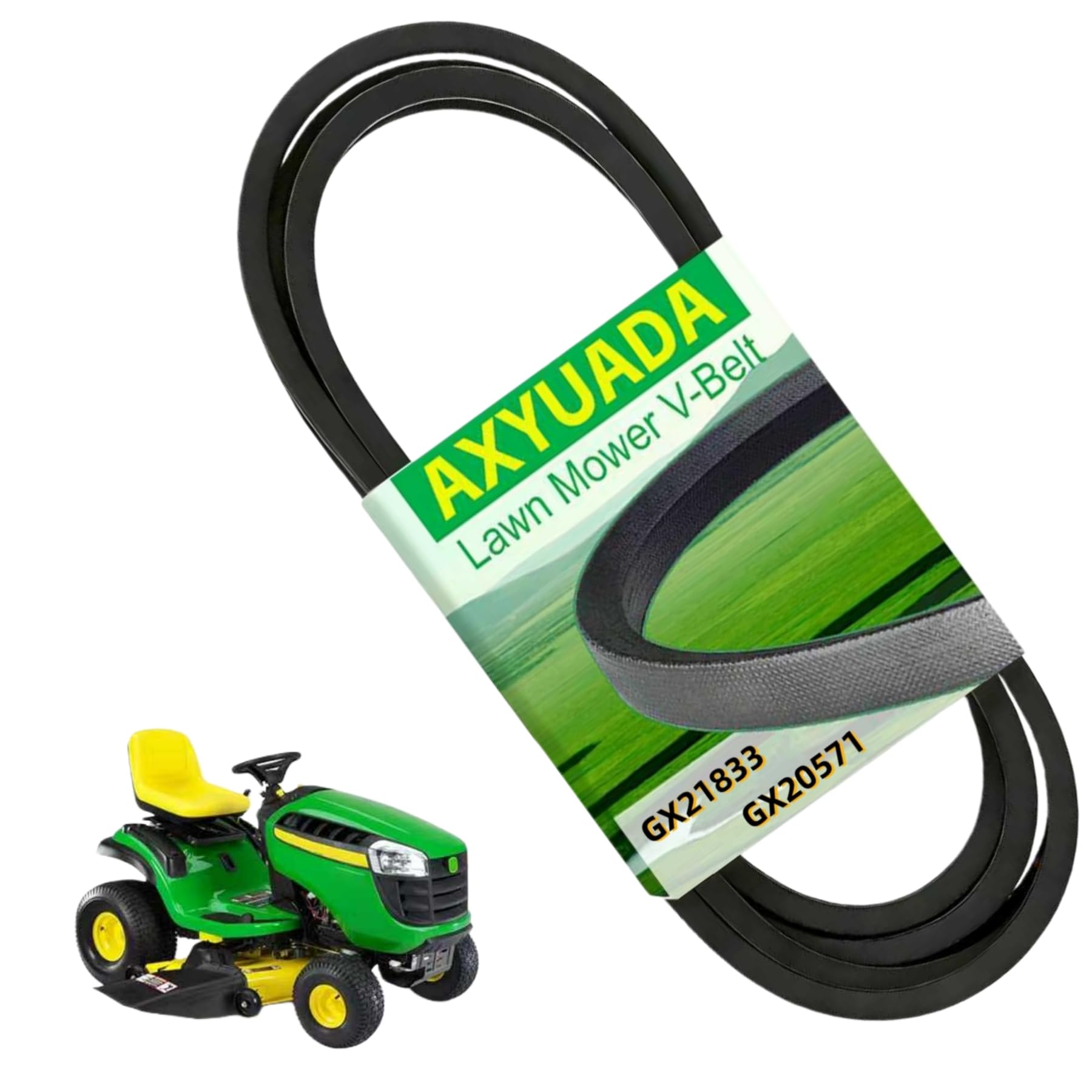 Correa de cubierta de tractor cortacésped de 1/2 x 141 pulgadas, repuesto OEM para Cub Cadet, MTD, Toro, John Deere, Ariens, compatible con TimeCutter SS5000, Grandstand, Z300, Z Master, E140, E150,