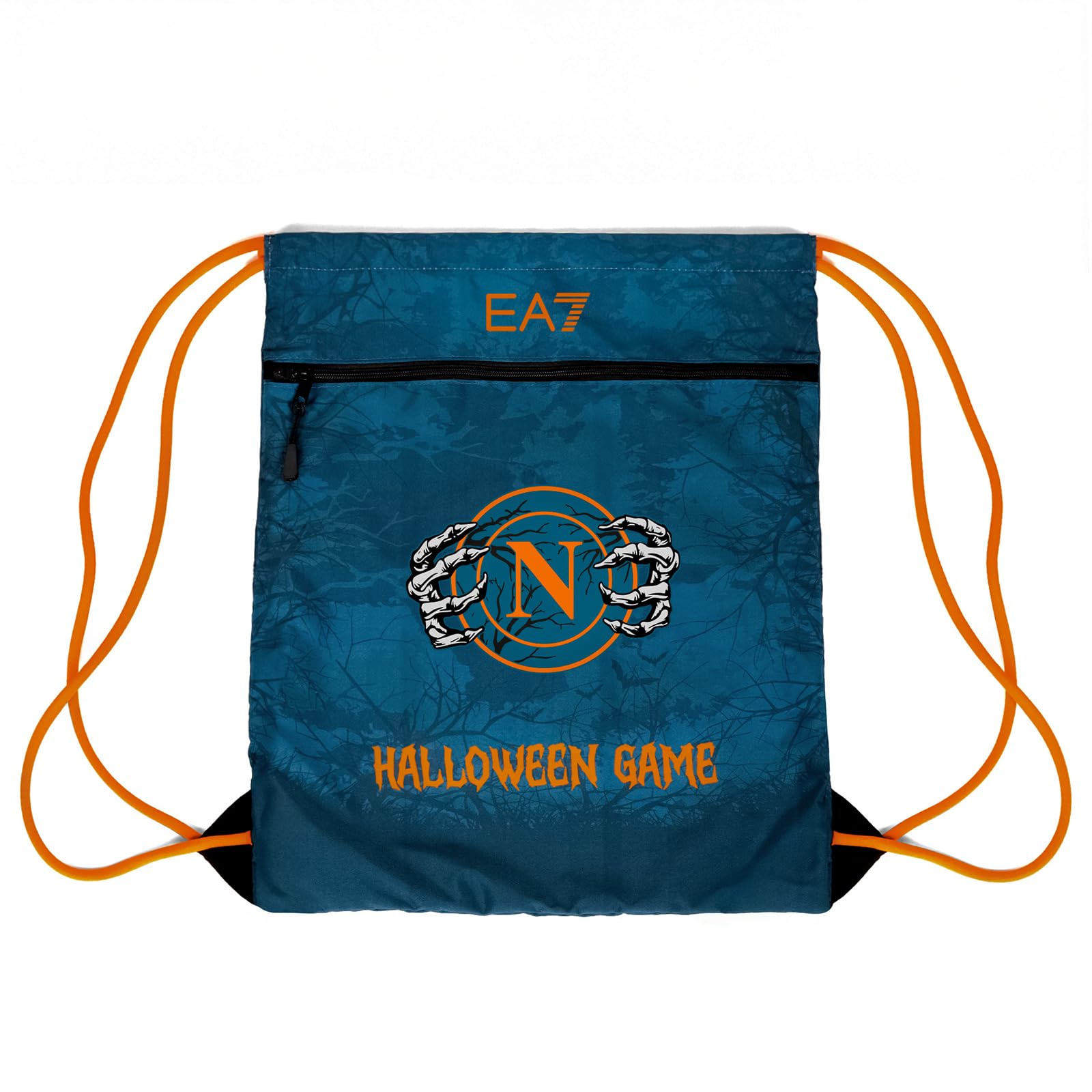 SSC Napoli Maglia Gara Halloween + Gymsack Ea7 T-Shirt Unisex - Adulto (Pacco da 1)