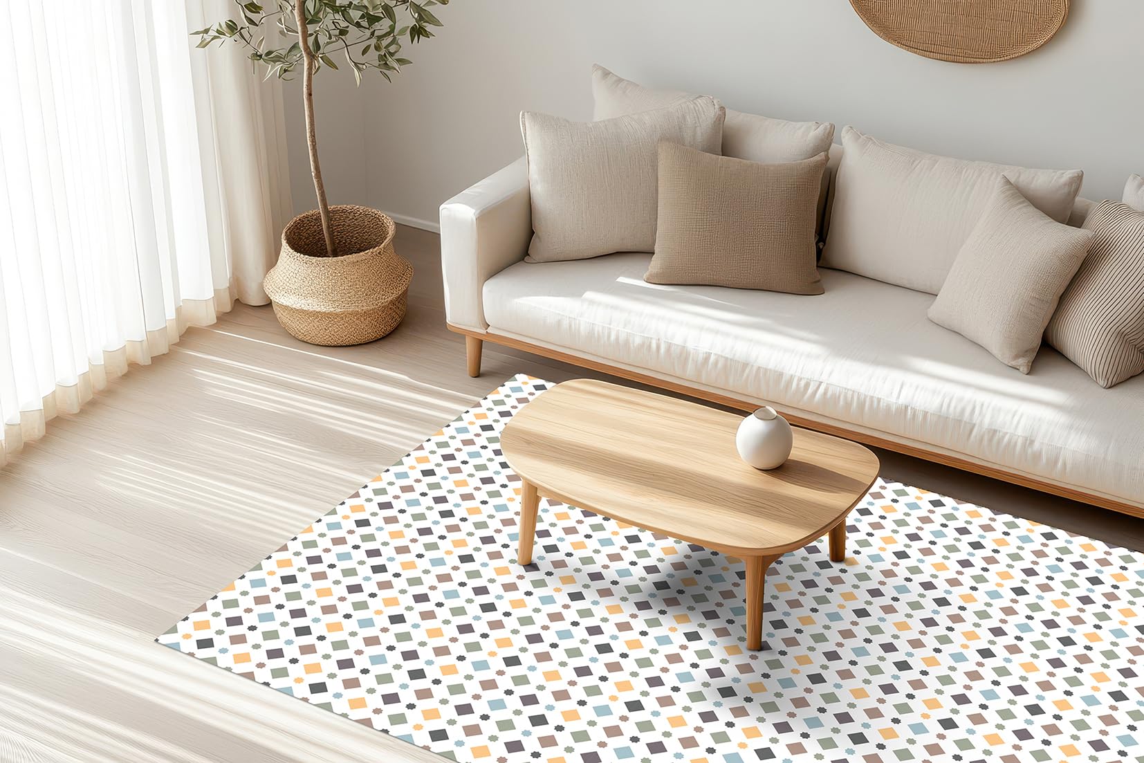 DobleUve Estudio Tapis Vinyle Rosetas | Noir