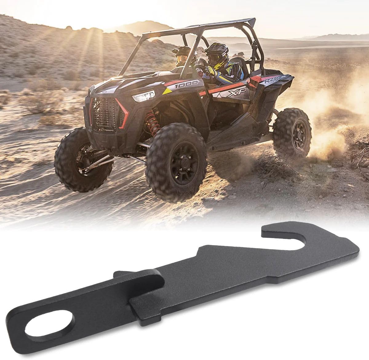 Chelhead RZR Door Latch Black 3.5" Door Vent Extender Anti-Rust Easy Latches Lock Compatible with RZR XP 1000/ XP 4 1000/ Turbo/Turbo S/ 900/ S 1000/ S