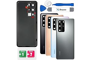 Genuine Huawei P40 Pro Back Cover Glass Replacement with Camera Lens and Repair Tool Kit