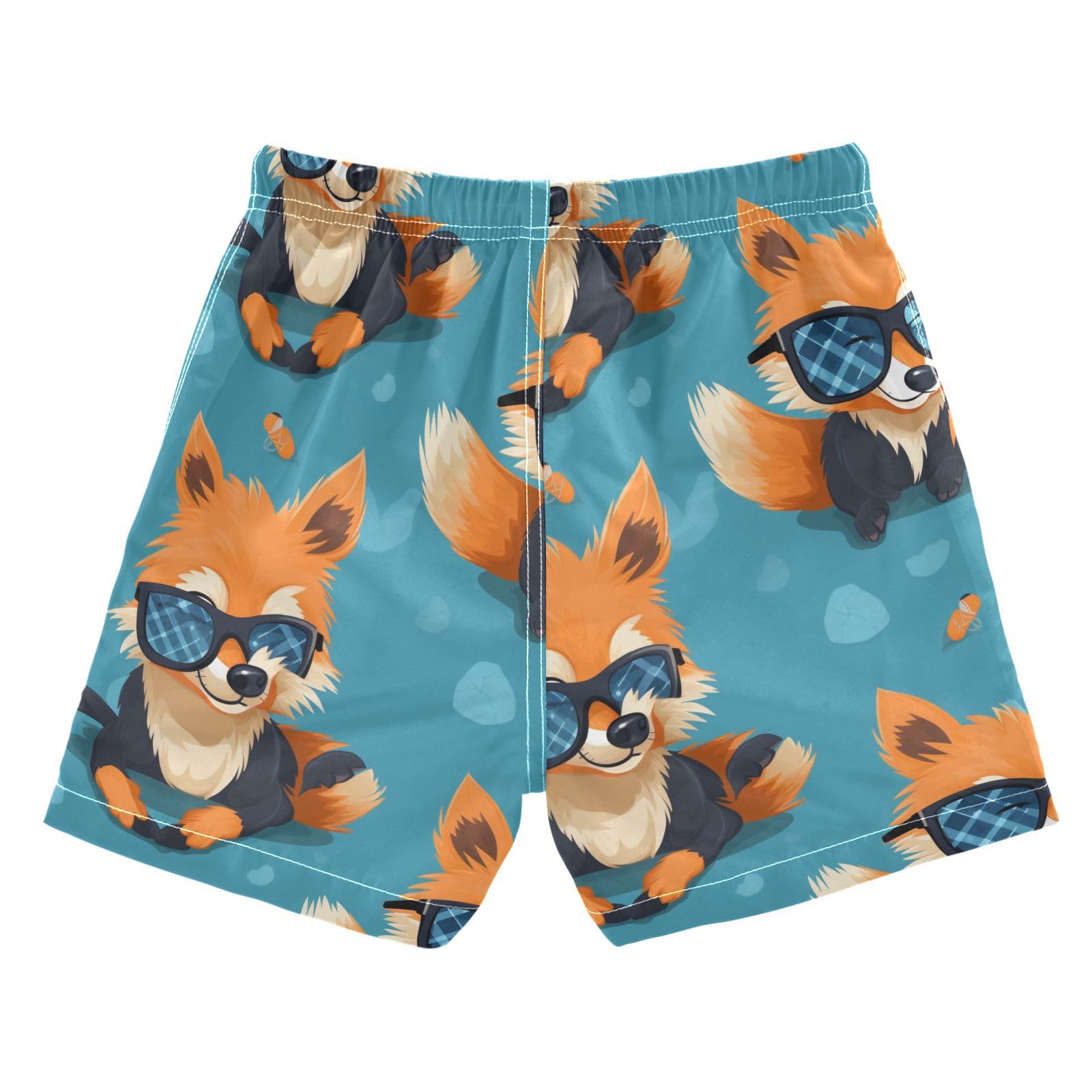 Cool Fox Boys Swim Trunks Toddler Shorts Swimwear Boardshorts Multicoloured