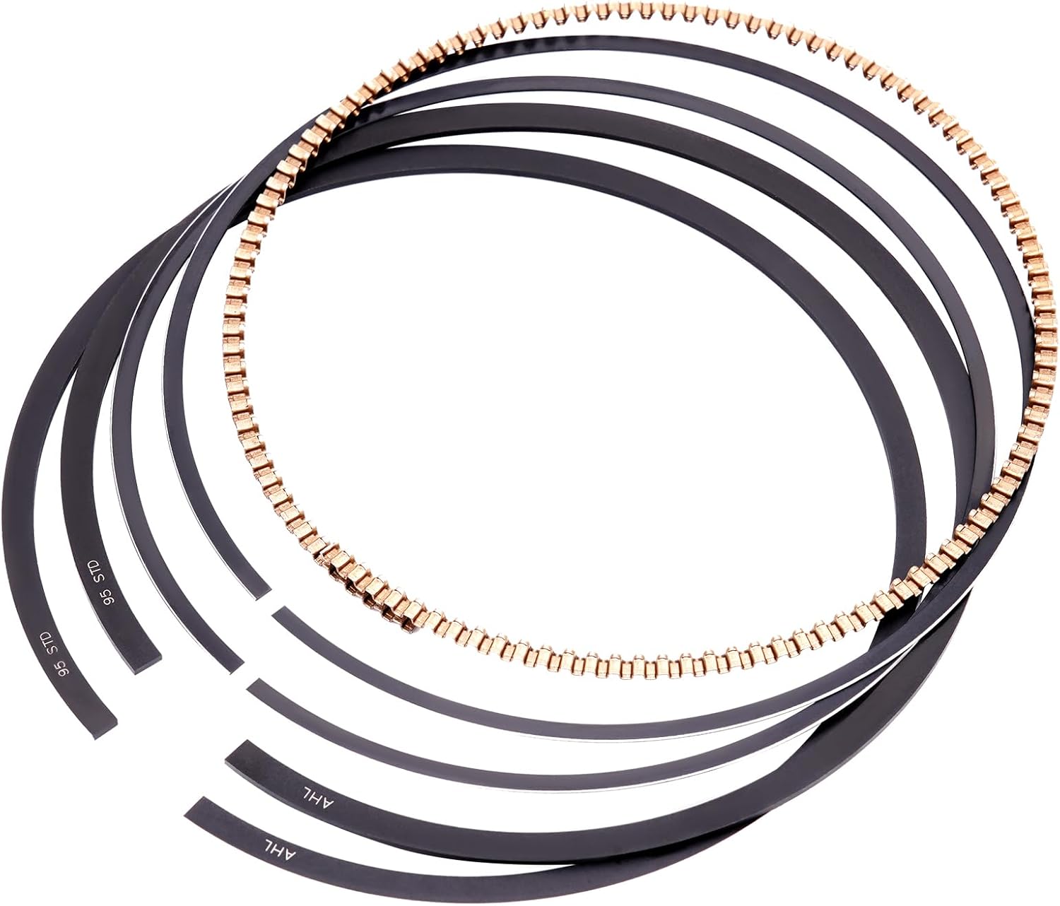 AHL 95mm Piston Rings Compatible with Yamaha WR426F 2001-2002/WR450F 2003-2015/YZ426F 2000-2002/YZ450F 2003-2009 5JG-11603-00-00