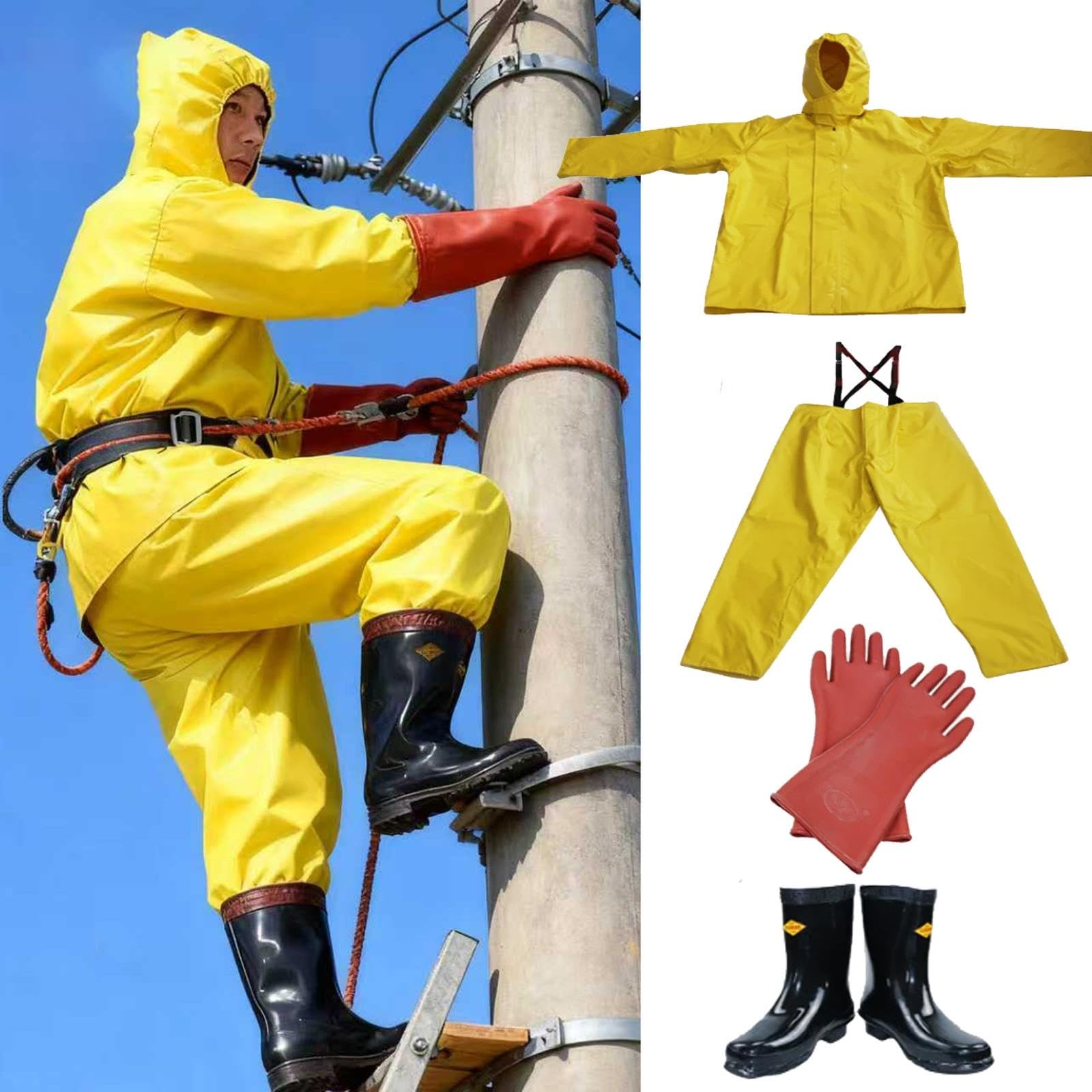 Elektrisch Isolierte Gelbe Arbeitskleidung Für Arbeiten Unter Spannung (elektrische Sicherheit)