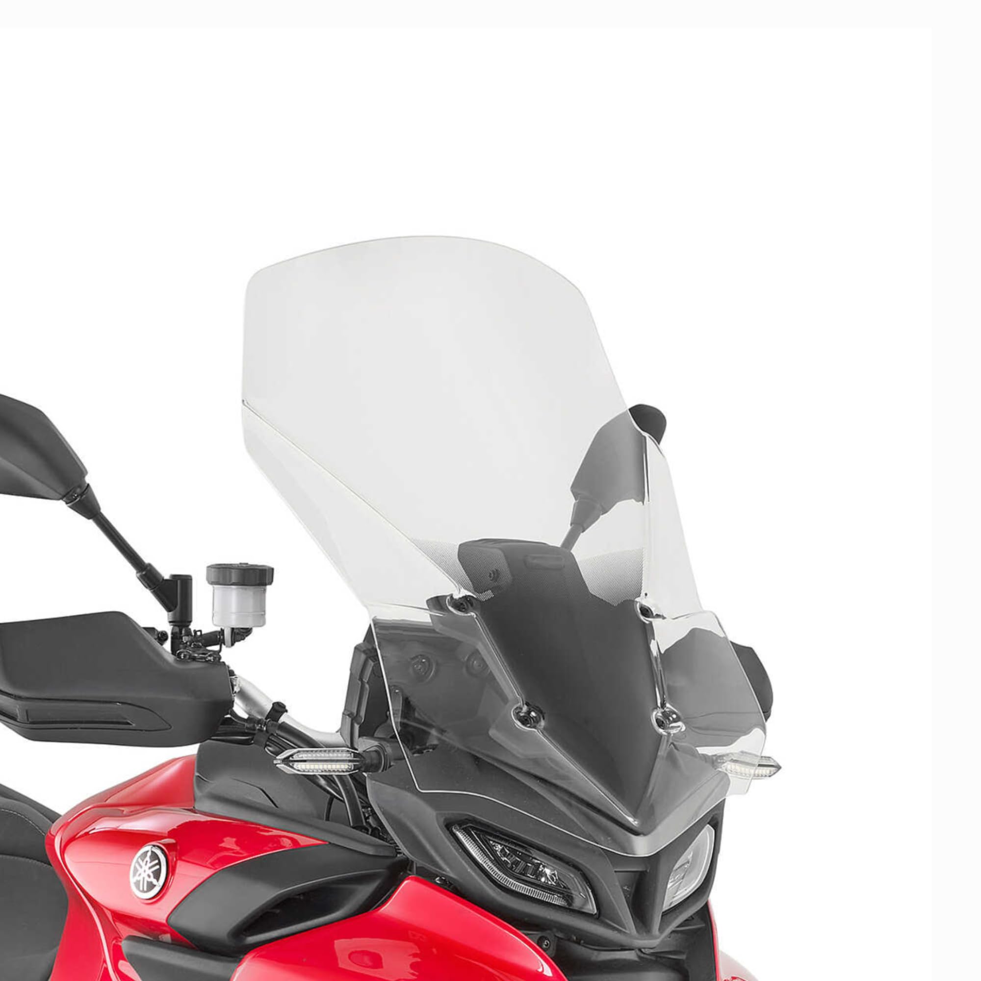 Cupolino Moto Parabrezza Plexiglass JD9 TOURING Trasparente COMPATIBILE CON MOTO YAMAHA TRACER 9 2020-2024