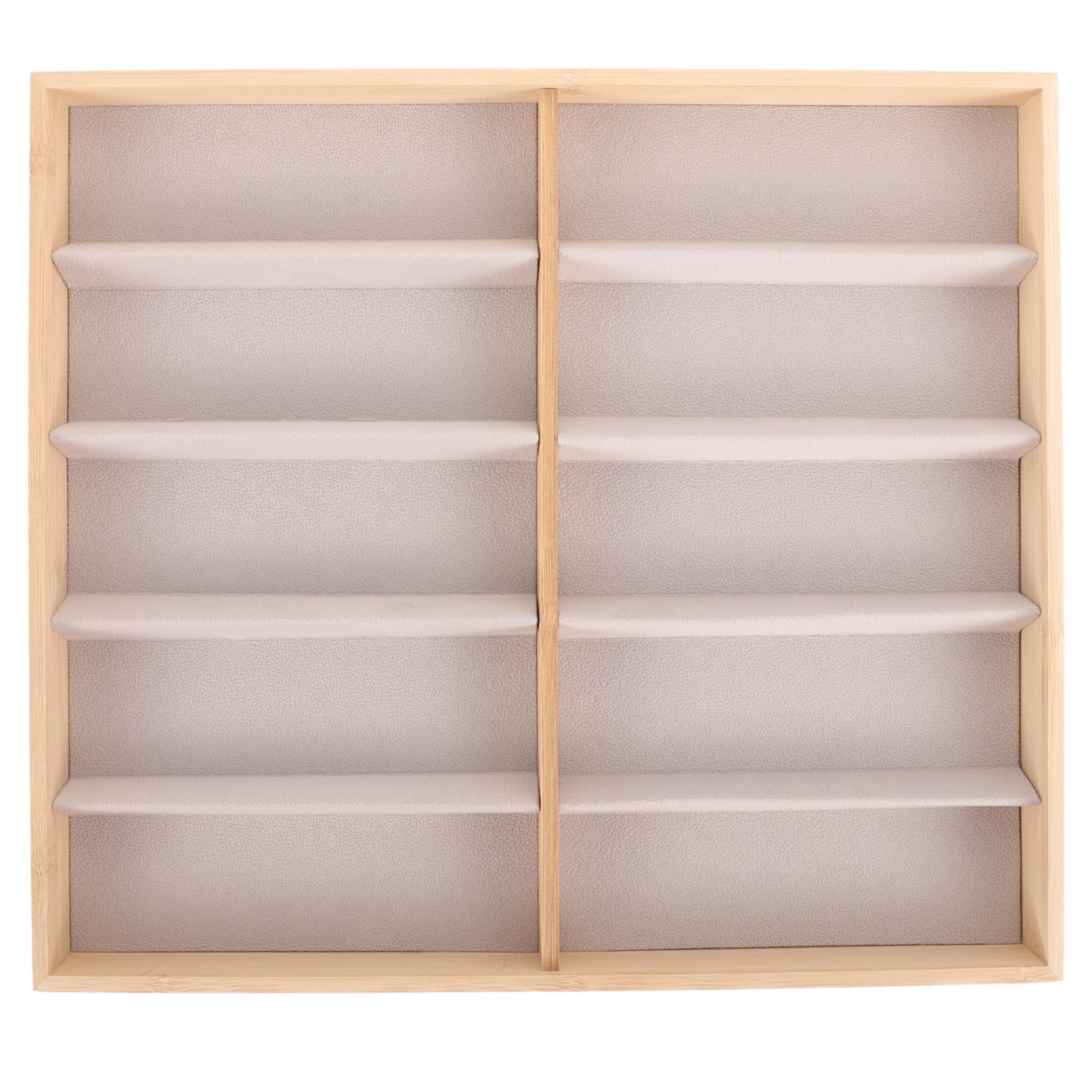 Ranger ses lunettes facilement sans les abîmer avec le présentoir compact floqué