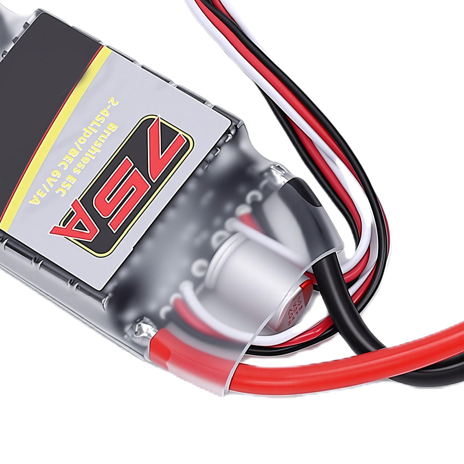 Silnik Bezszczotkowy 3650 4500KV z Regulatorem, Wodoszczelny 75A