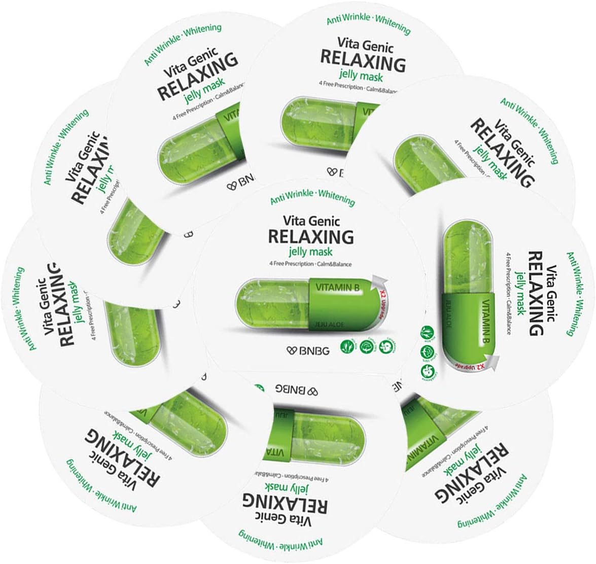 Vita Genic Relaxing Jelly Facial Mask Calm Balance 10ea