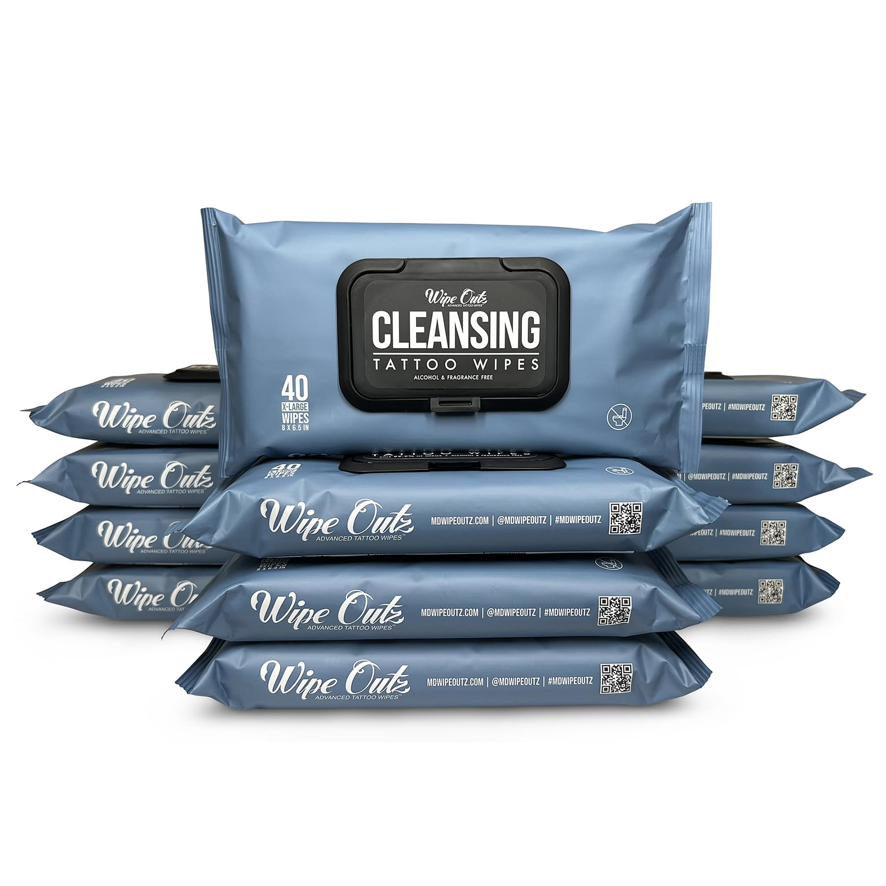 Amazon.com: Wipe Outz Cleansing Tattoo Wipes for During Tattooing