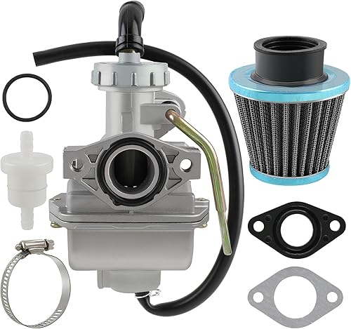 AUTOKAY - Carburador PZ20, de 49cc, 70cc, 90cc, 100cc, 110cc y 125cc con filtro de aire y junta para cuatrimoto y go kart de 4 velocidades