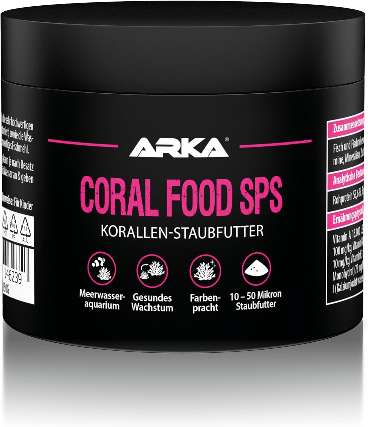 Microbe-Lift Coral Food SPS - Coral Food - Dust Food for Small Polypic Corals in Any Saltwater Aquarium Pack of 1 1 x 50 g