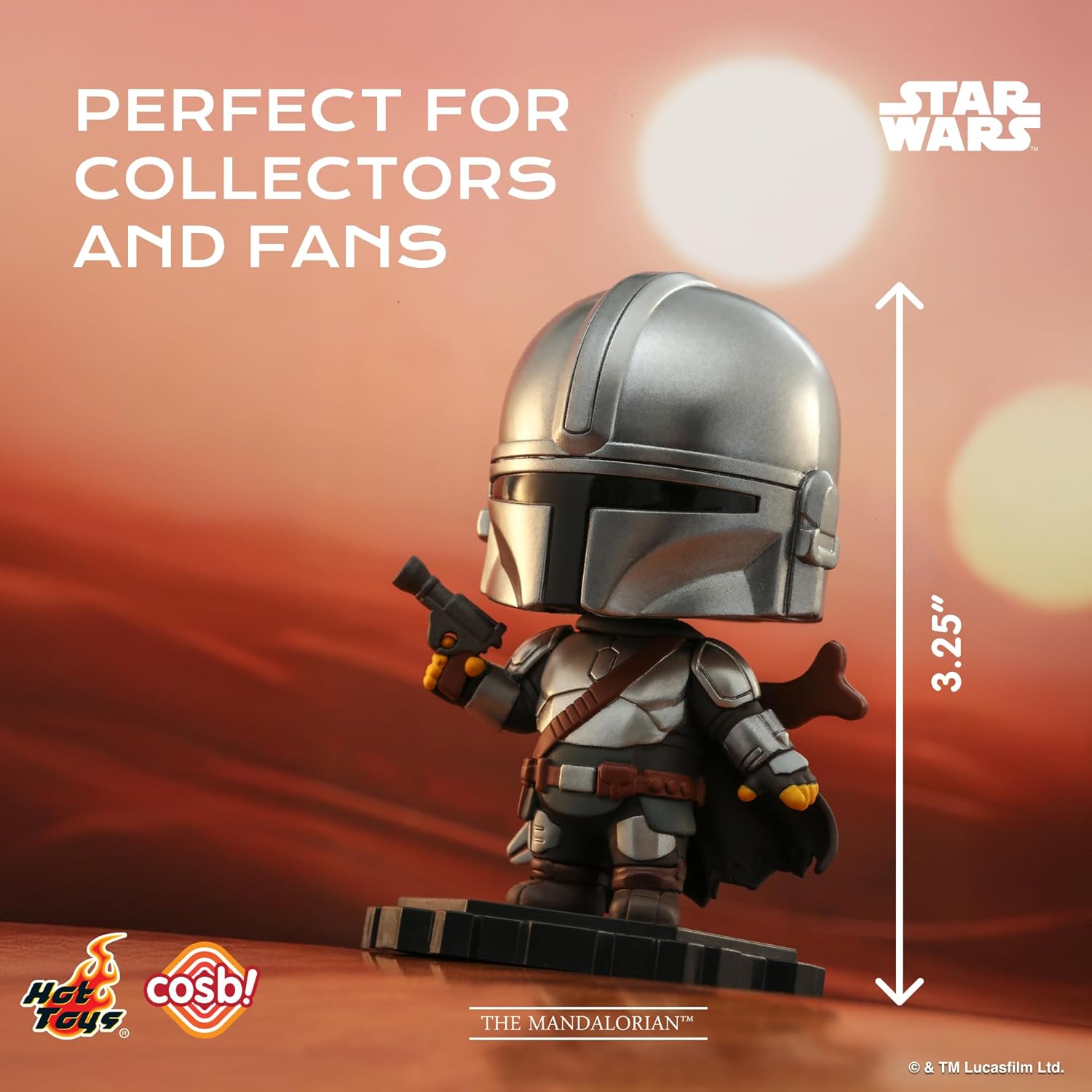 YuMe Star Wars Cosbi Bobble Head Collectible Mini Figure & Accessories | Blind Box Collection | Official Merchandise | Surprise Toy Gift | Collect All 9 Figures (8 Plus 1 Rare Chase) - Image 3