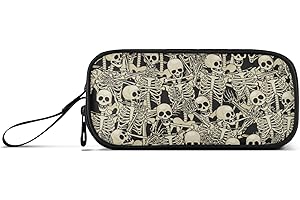 Gothic Skull Pencil Case: The Grunge Essential