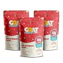 GOAT Life High Protein Overnight Oats Strawberry Swirl 180g Pack of 3 10g Protein | High Fibre | Nutrient Rich | No Sugar | Supports Weight Management & Muscle Recovery gallery image