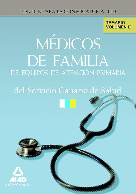 Portada de Médicos de familia de equipos de atención primaria del servicio canario de salud. Temario. Volumen ii