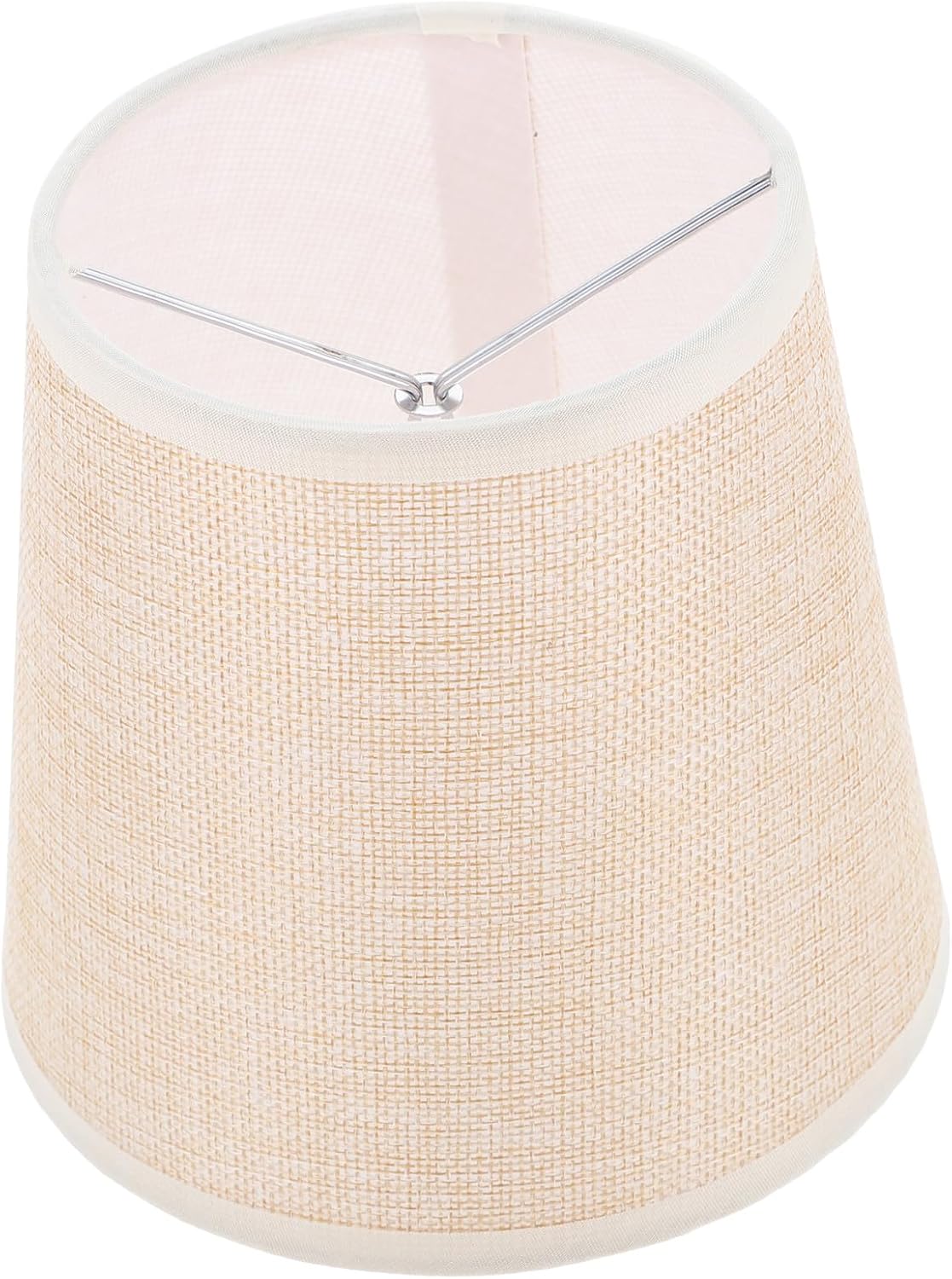 Cloth Drum Lampshade for Ceiling Light Durable Khaki Fabric Easy to Use for Bedroom and Living Room Decor