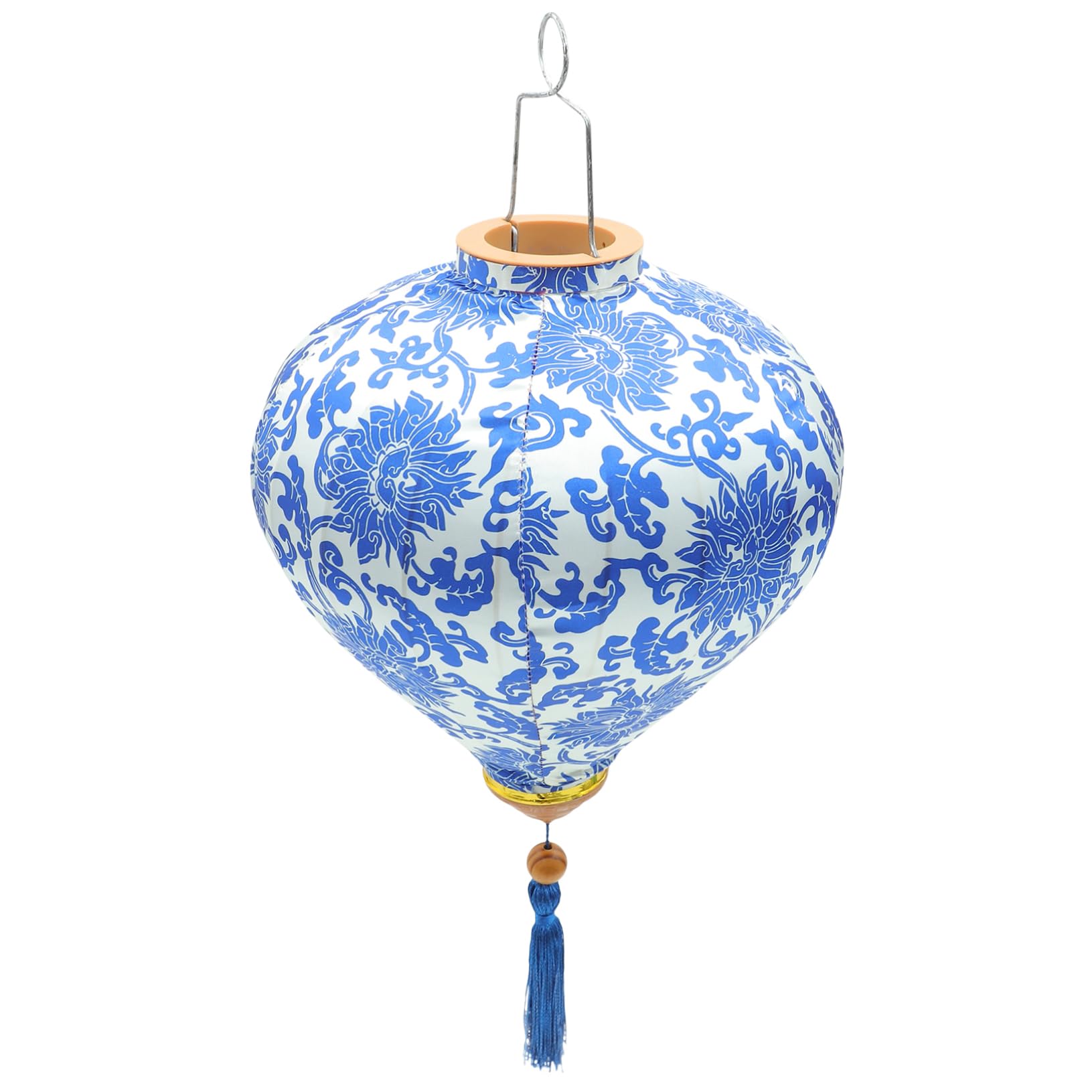 Hemobllo Vietnamese Lanterns Hanging Lantern Ornament Made of Silk Lightweight for Indoor Decoration and Party Use