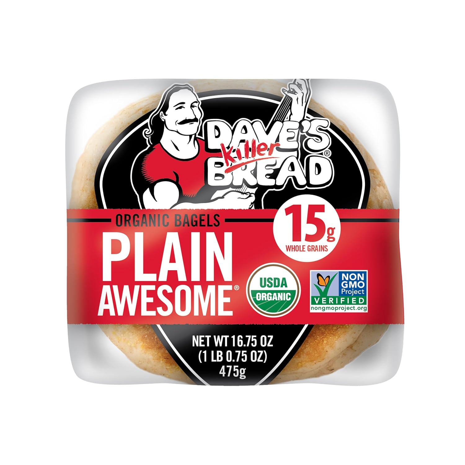 Best Organic Bagels - Dave's killer Bread Plain Awesome Bagels Review