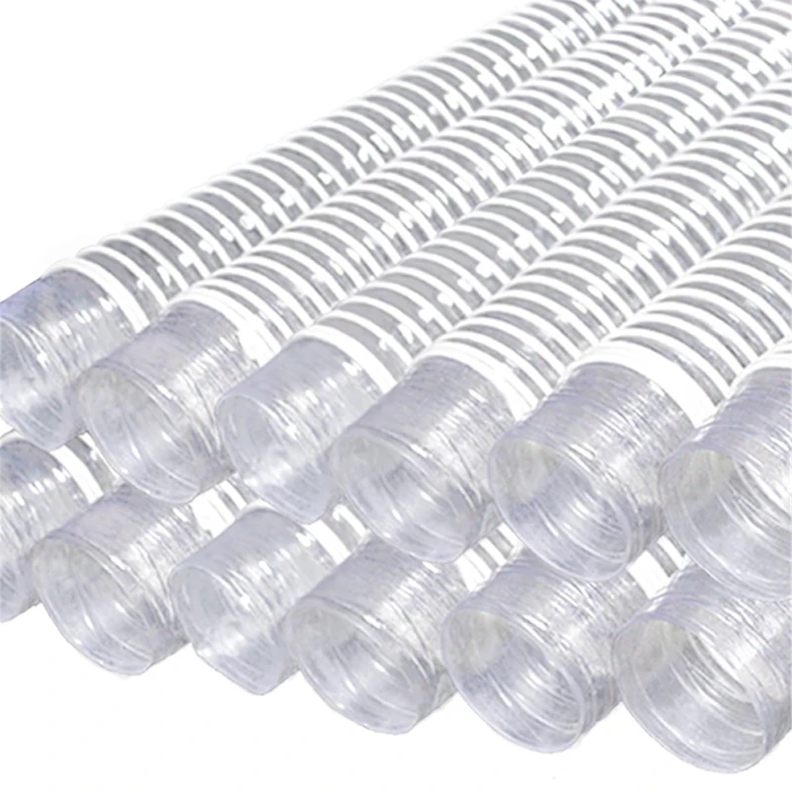 Tubo in PVC rinforzato con filo d'acciaio, Tubo flessibile in filo di acciaio PVC, diametro interno 32-100 mm, lunghezza 1-2 metri(1M Inner Diam 32mm)