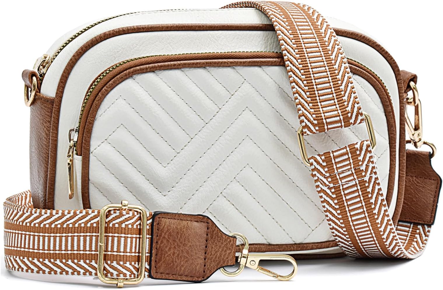 Quilted Crossbody Bags Purse for Women Small Vegan Leather Shoulder Handbags Purses with Two Straps | Quilted, Purse, Small, Vegan Leather, Purses, with Two Straps