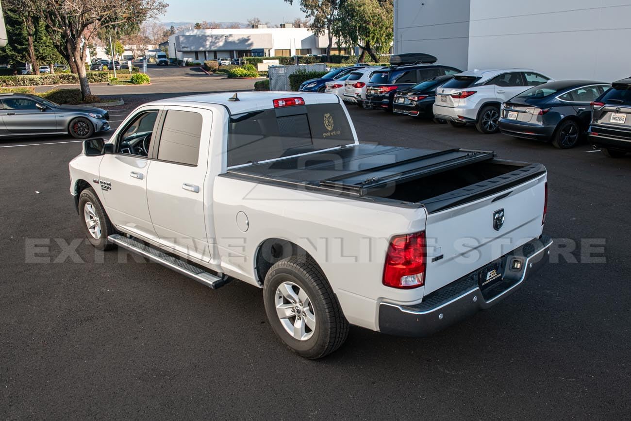 Replacement for 2019-Present Ram 1500 All Models | Street Series ABS Plastic - Matte Black Rear Trunk Lid Wing Tailgate Spoiler SPOILER-577-ABS