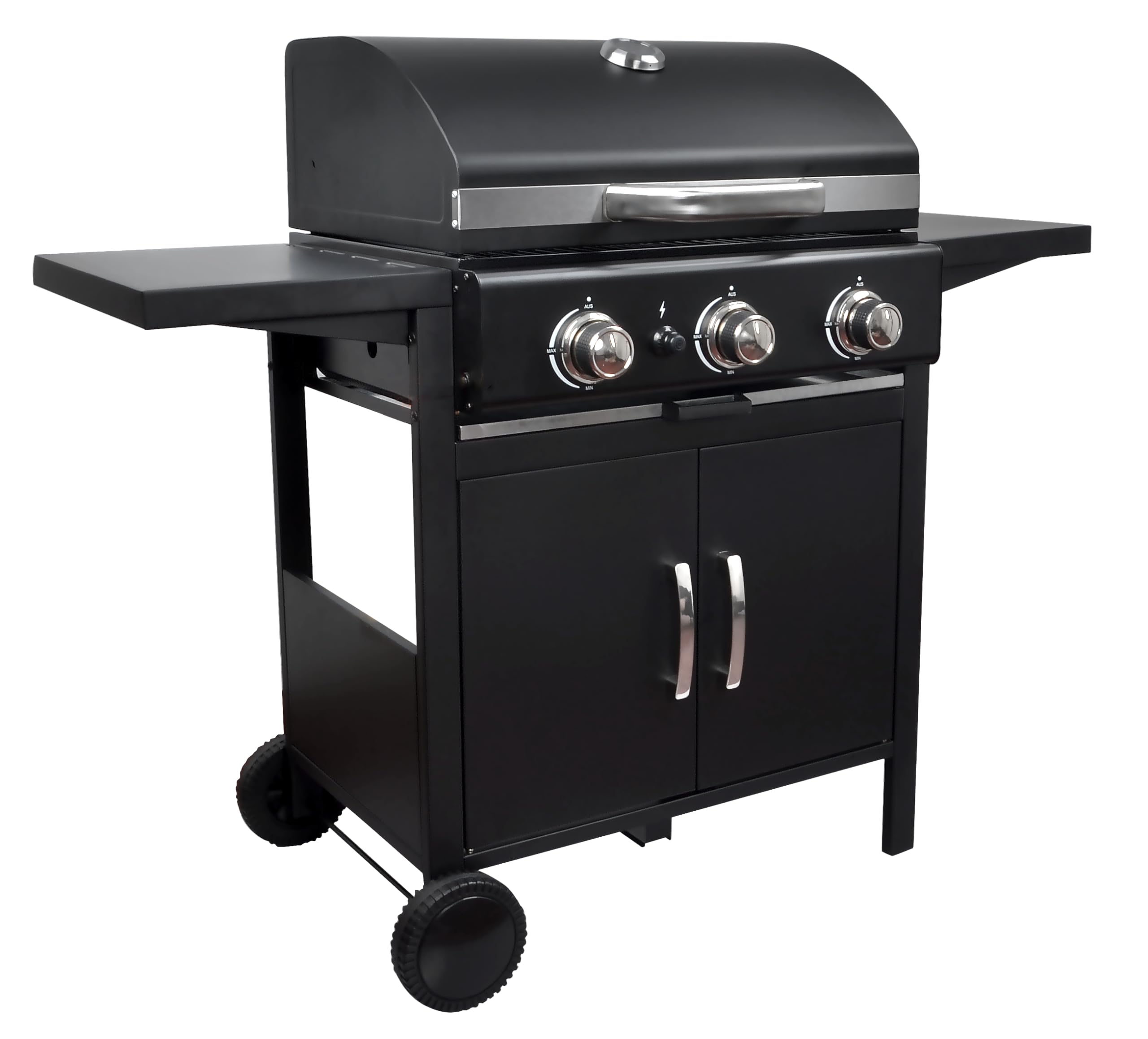 Black X3 Barbecue a GAS 3 Fuochi 127x58x103cm