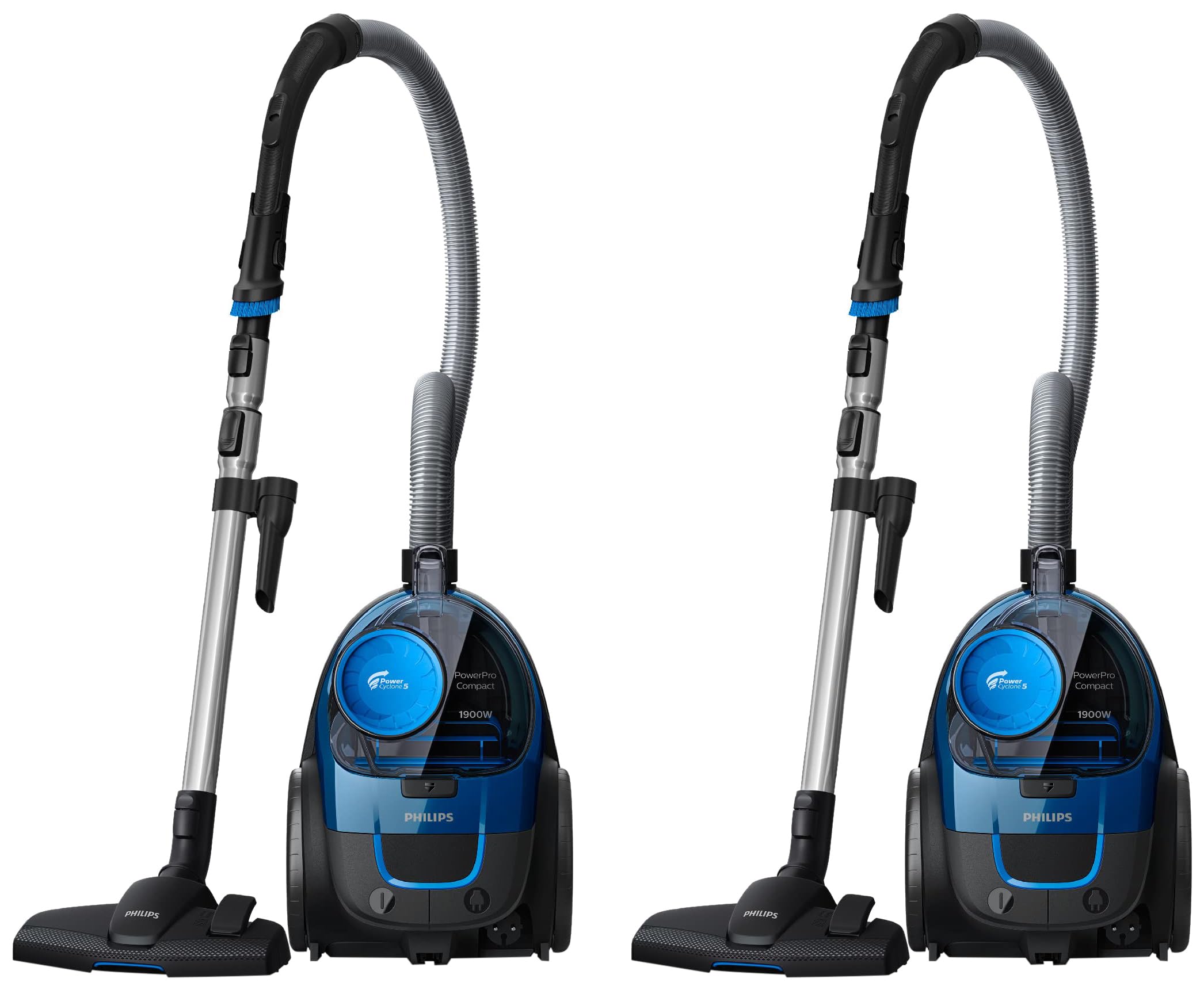 Philips PowerPro FC9352/01-Compact Bagless Vacuum Cleaner for home, 1900Watts for powerful suction, Compact and Lightweight, with PowerCyclone 5 Technology and MultiClean Nozzle for thorough cleaning.-image-2