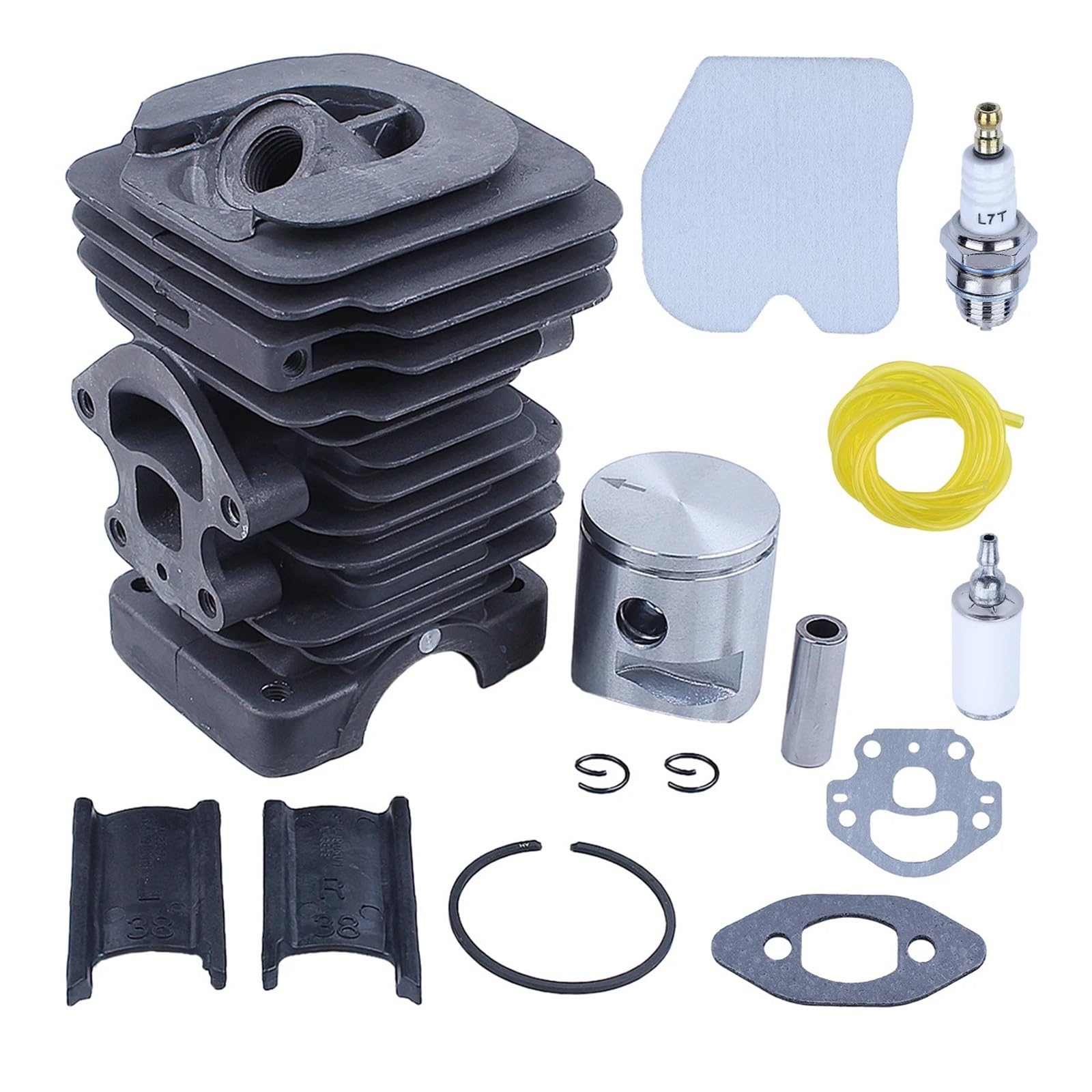 Kit cylindre piston 39 mm résolvant les pannes de carburateur pour tronçonneuse 236
