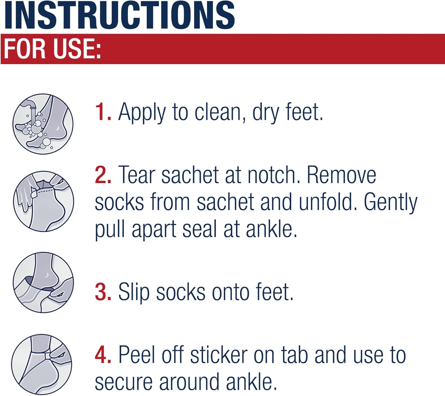 Aquaphor Repairing Foot Masks, Moisturizing Socks for Dry Feet, Hydrating Foot Care Treatment with Avocado Oil and Shea Butter, Pack of 6 - Image 8