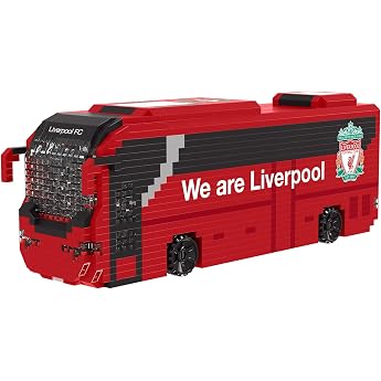 FOCO Officially Licensed Liverpool FC BRXLZ Bricks 3D Football Coach Building Set