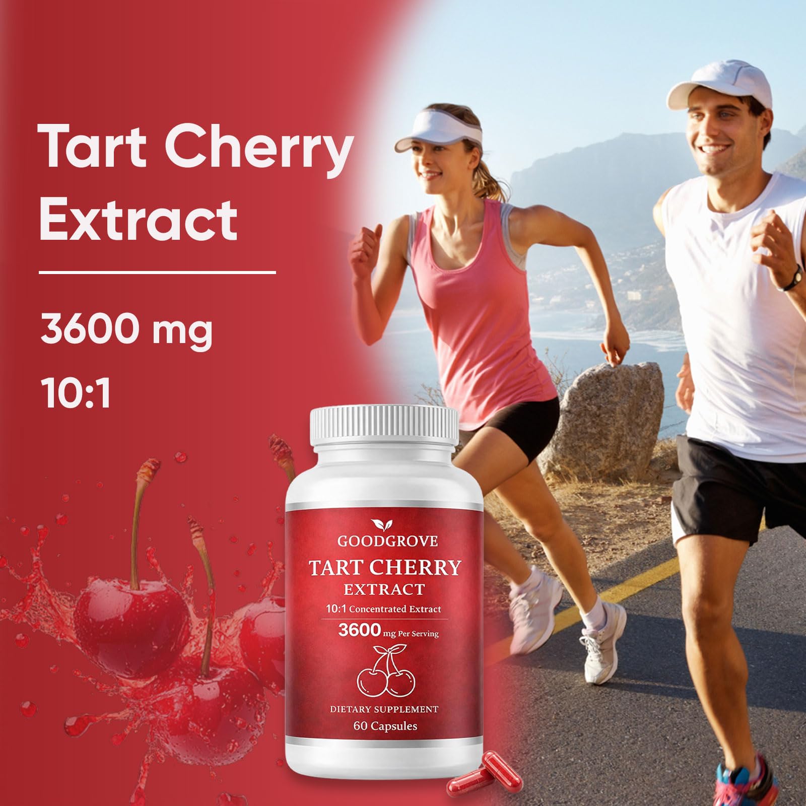 Amazon.com: JOVI GLOW GoodGrove Tart Cherry Extract Capsules, Tart