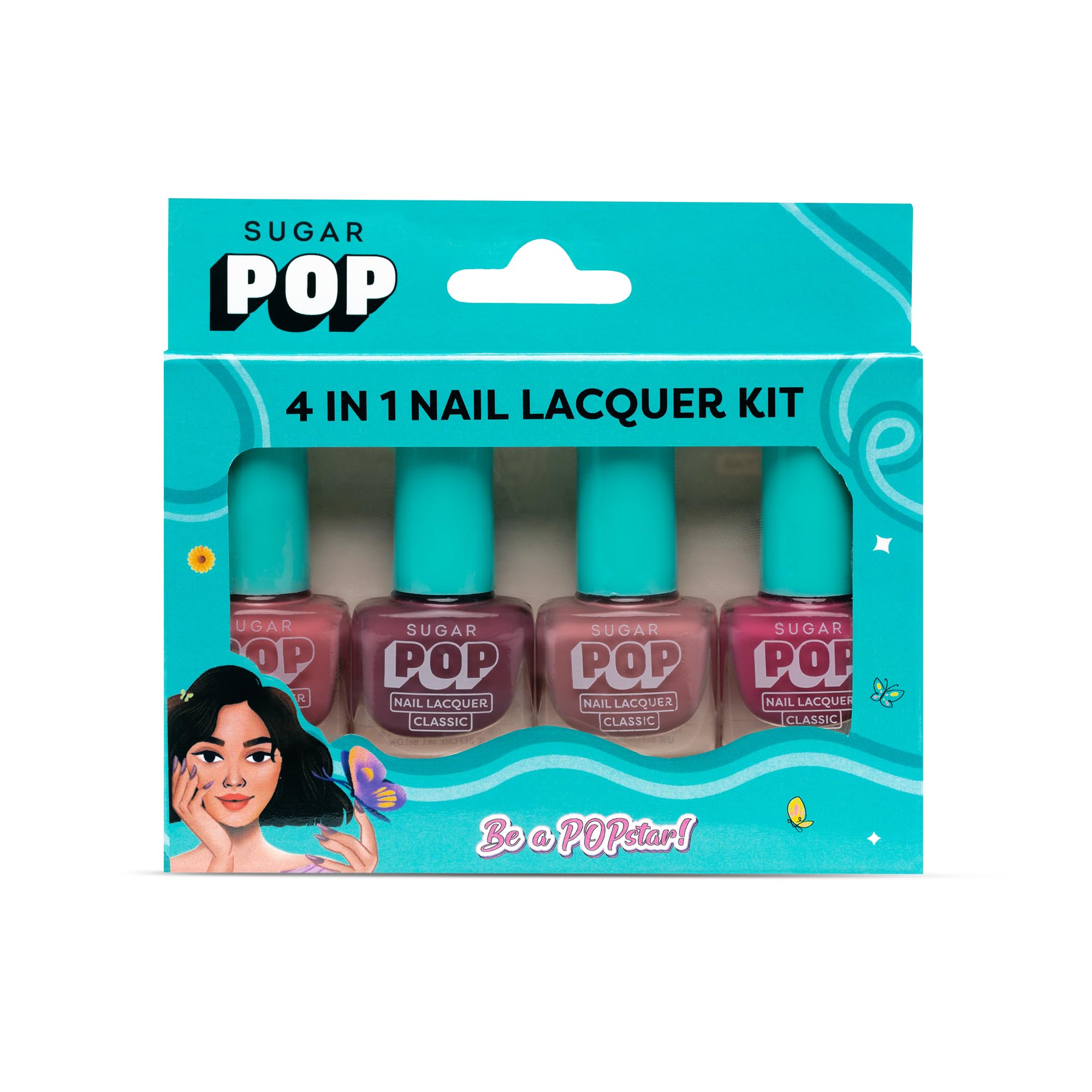SUGAR POP 4 in 1 Nail Lacquer Kit- 01 Nude Nectar-image-36