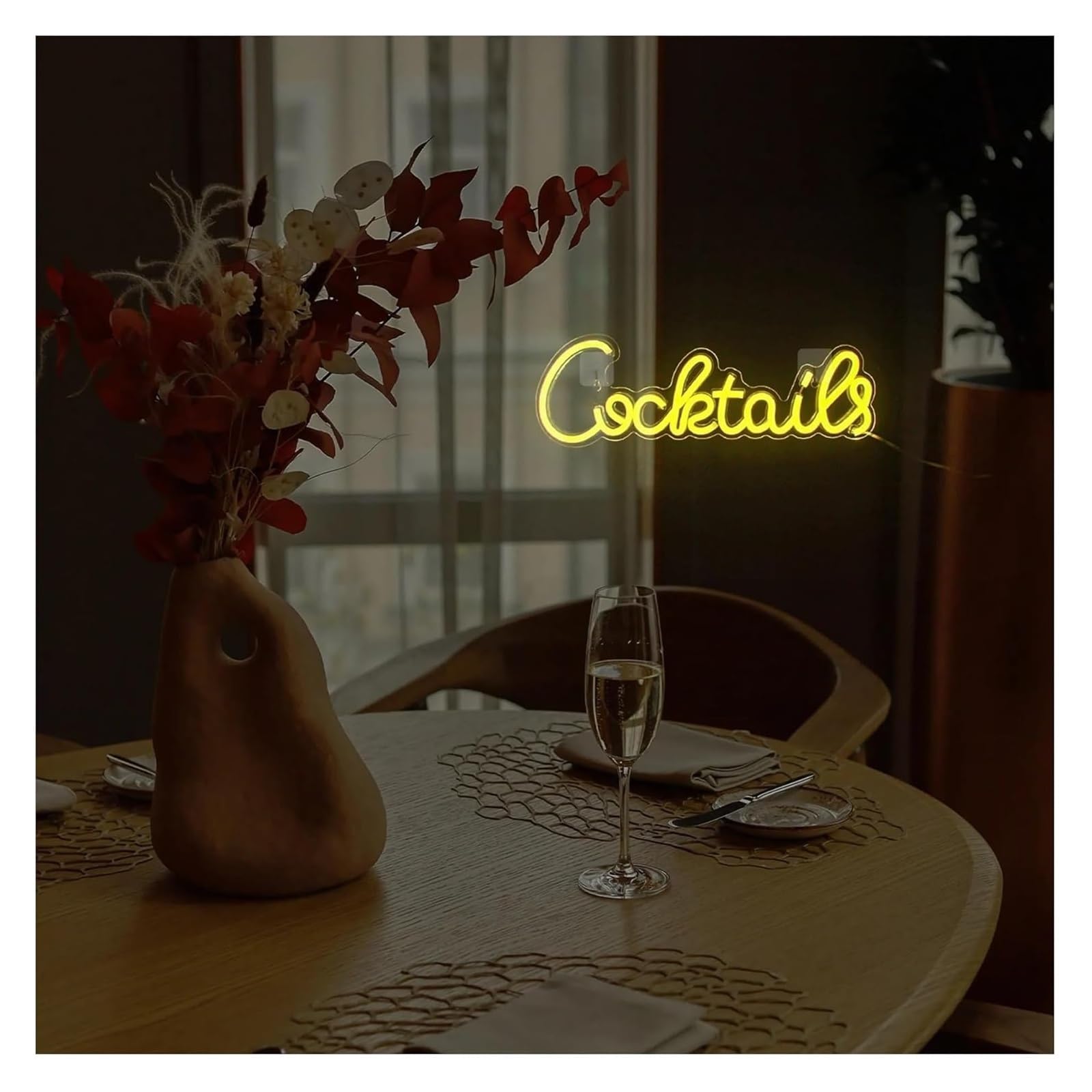 Regalo creativo per insegne al neon Insegne luminose al neon per cocktail, decorazioni murali, caverne per uomini, bar, arte per la casa