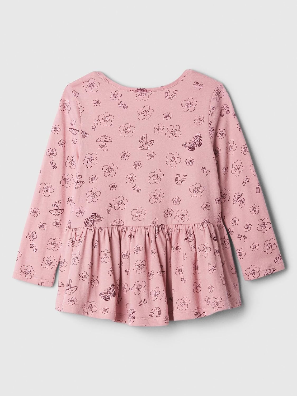 Gap Baby Girls' Long Sleeve Peplum Tee