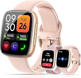 High-Performance Smartwatch with AMOLED Display and 12-Day Battery Life (Pink)