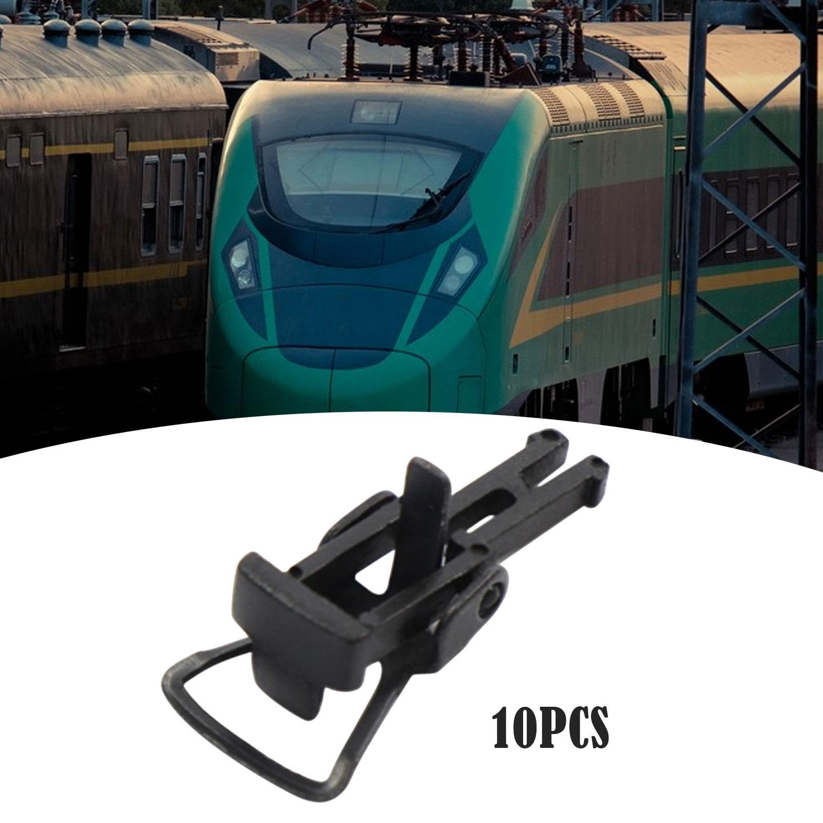 Qianly 10 Acopladores de Tren Universales de 1,8 Cm para Maquetas de Trenes a Escala 1/87 (para Modificaciones DIY)