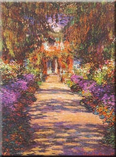 Ii Viale Del Giardino by Claude Monet - Póster (27,5 x 39,5 pulgadas)