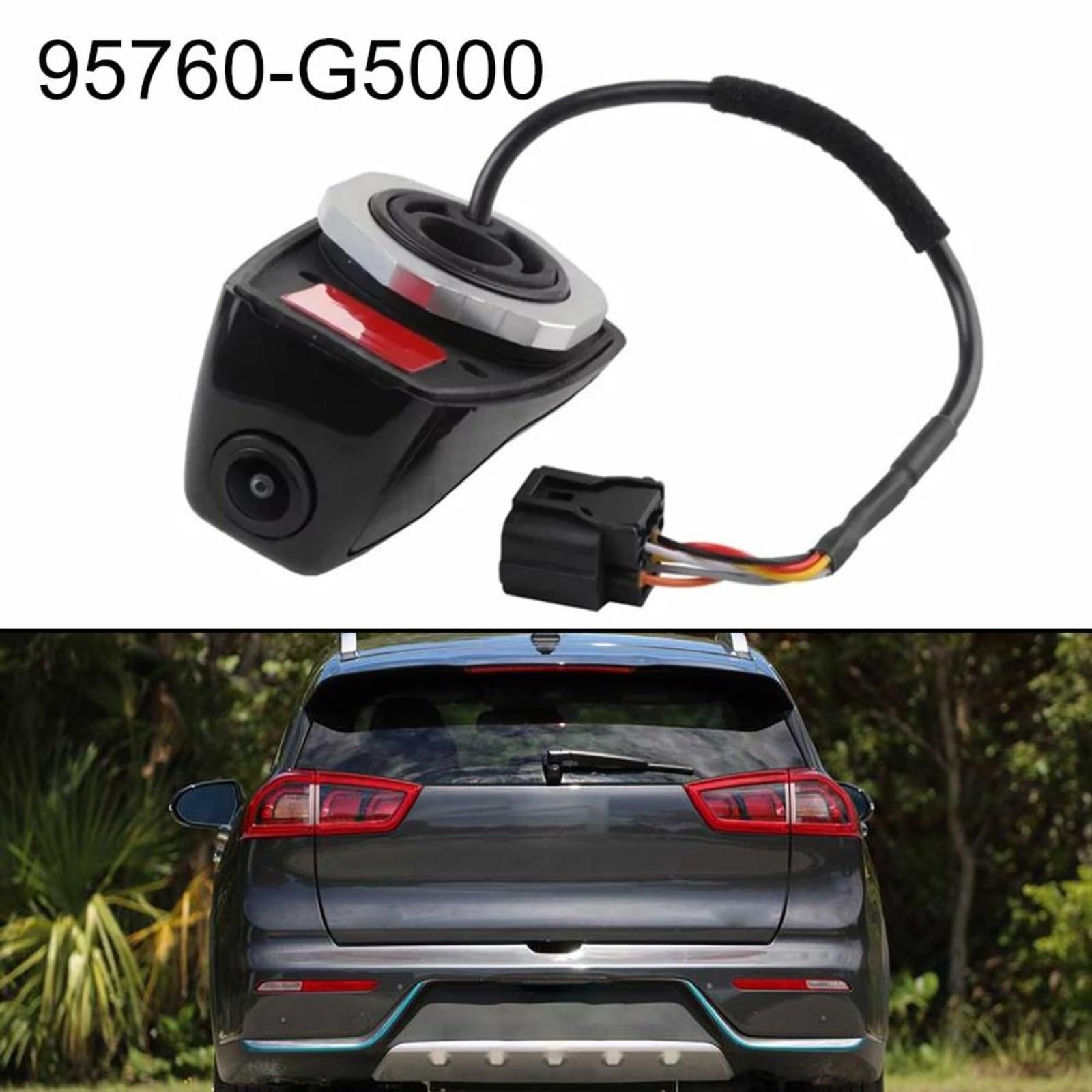 Telecamera posteriore posteriore 95760 G5000, per Kia per Niro 2016-2022, parte di ricambio ABS Park Assist nera