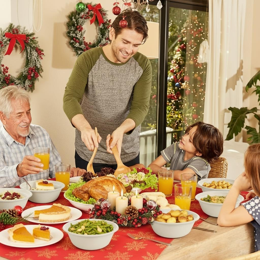 Disposable Paper Bowls, 32 Oz [50 Pack] Large Bowl-100% Compostable, Biodegradable, Eco-friendly - Convenient for Daily Use for Salad, Hot Soup, and Pasta