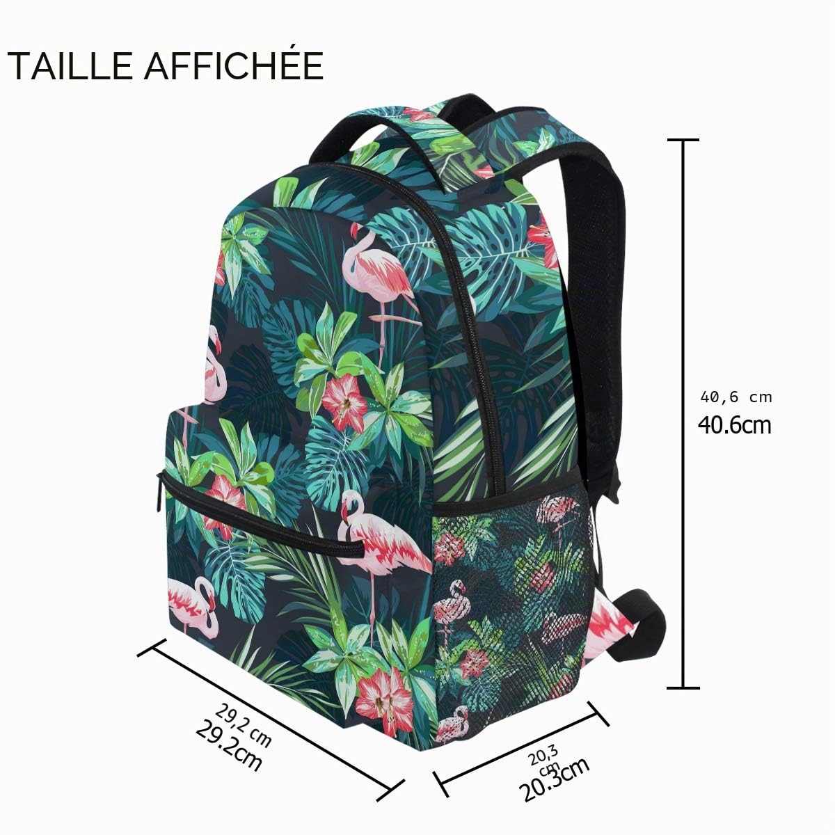 Sac à Dos en Marbre Ananas pour École, Voyage, Ordinateur Portable - Pour Étudiants, Homme, Femme - Décontracté pour Collège, Travail