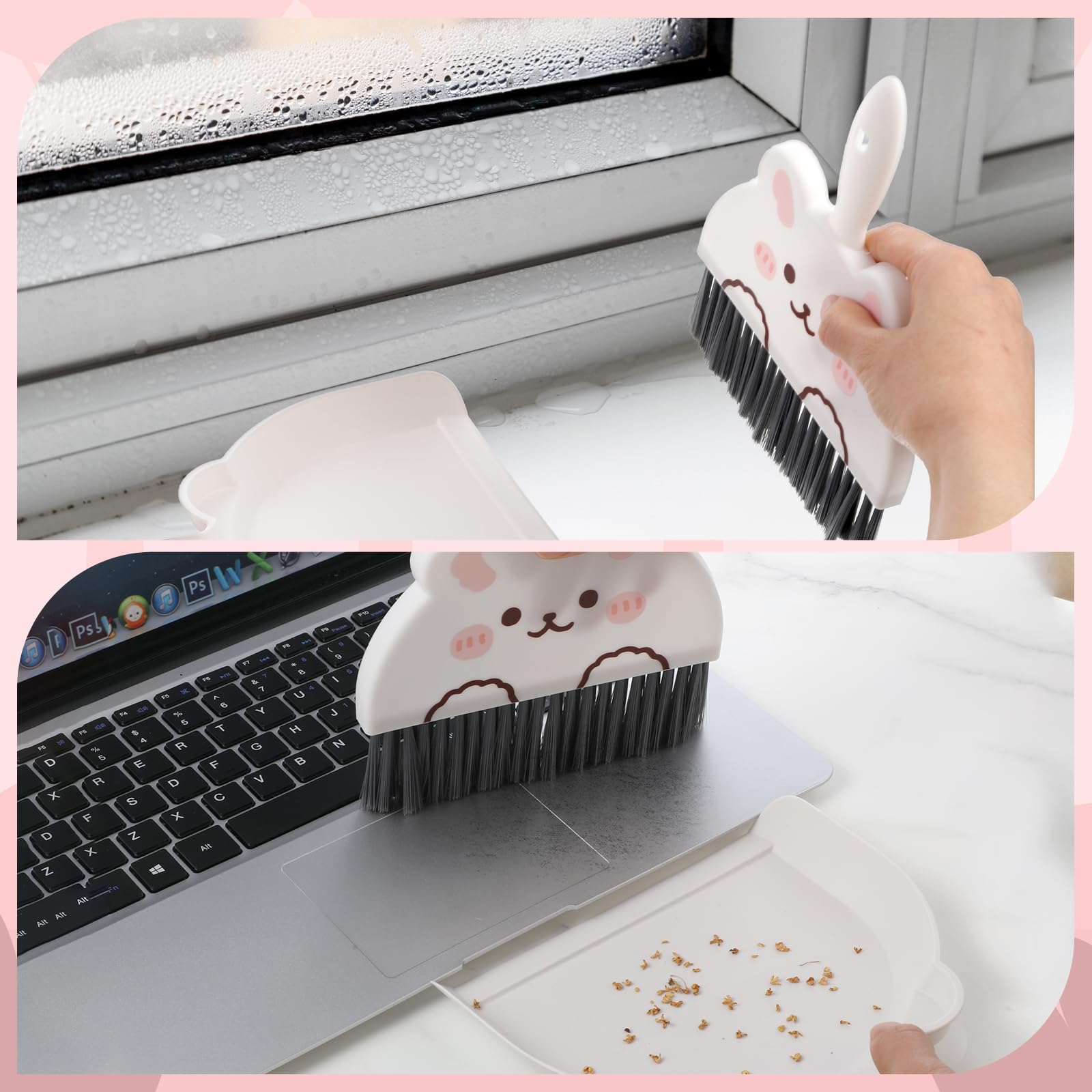 Mini Dustpan Brush Set - Portable Cleaning -2 Mini Dustpan Brush Set - Portable Cleaning -2