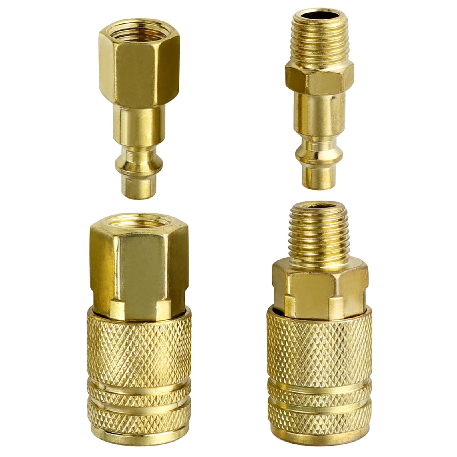 Quick Coupler Tool Air Line Hose Fitting Air Line Hose Fitting Coupling Adapter Compressor Connection Tool Enduring Quick Connecting Fittings