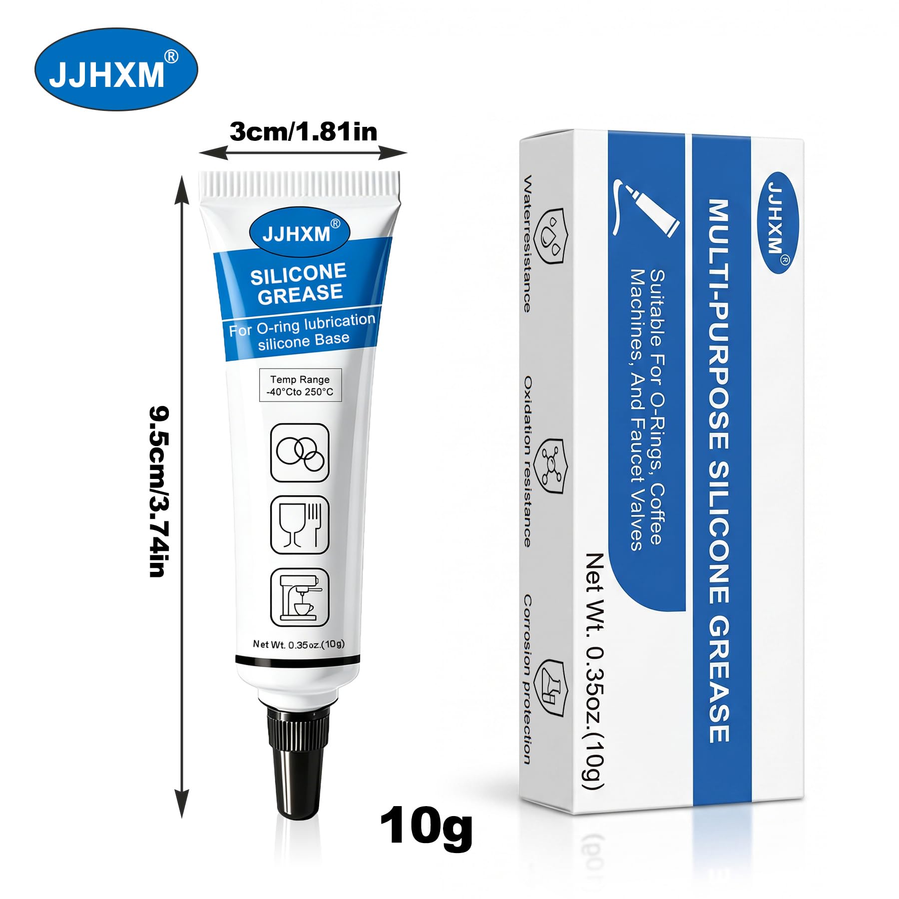 Grasa de silicona lubricante para juntas tóricas cafeteras automáticas 10g