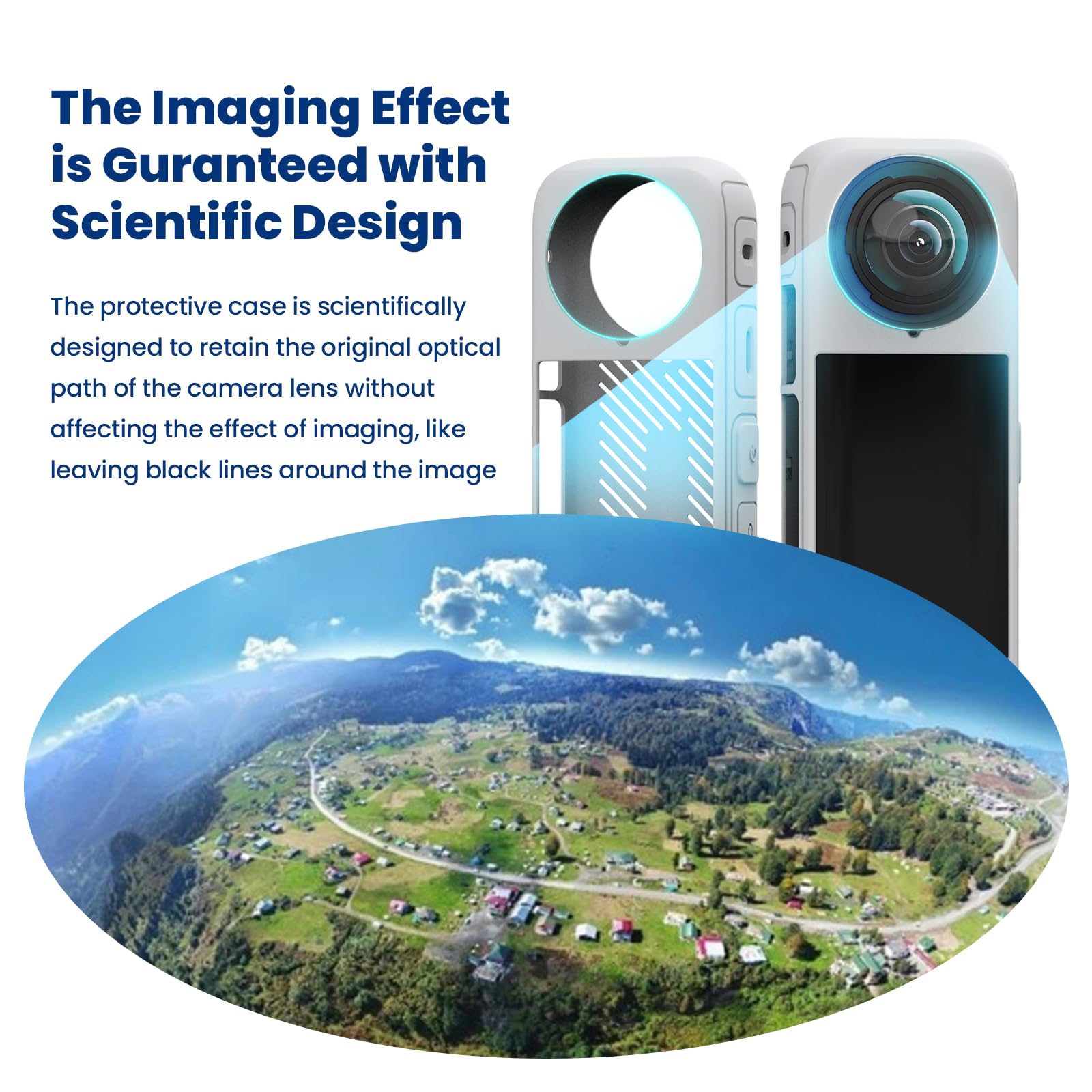 Kit Accessori 7in1 Per Insta360 X4 - Custodia Silicone, Pellicole Schermo, Custodia Trasporto Con Moschettone - Foto 3