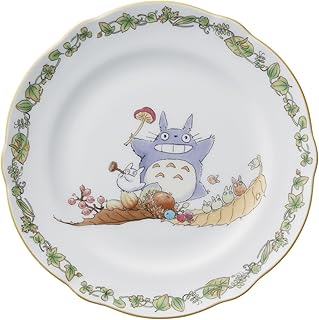 Noritake TT97811/4924-3 My Neighbor Totoro Plate, Microwave Safe, Bone China