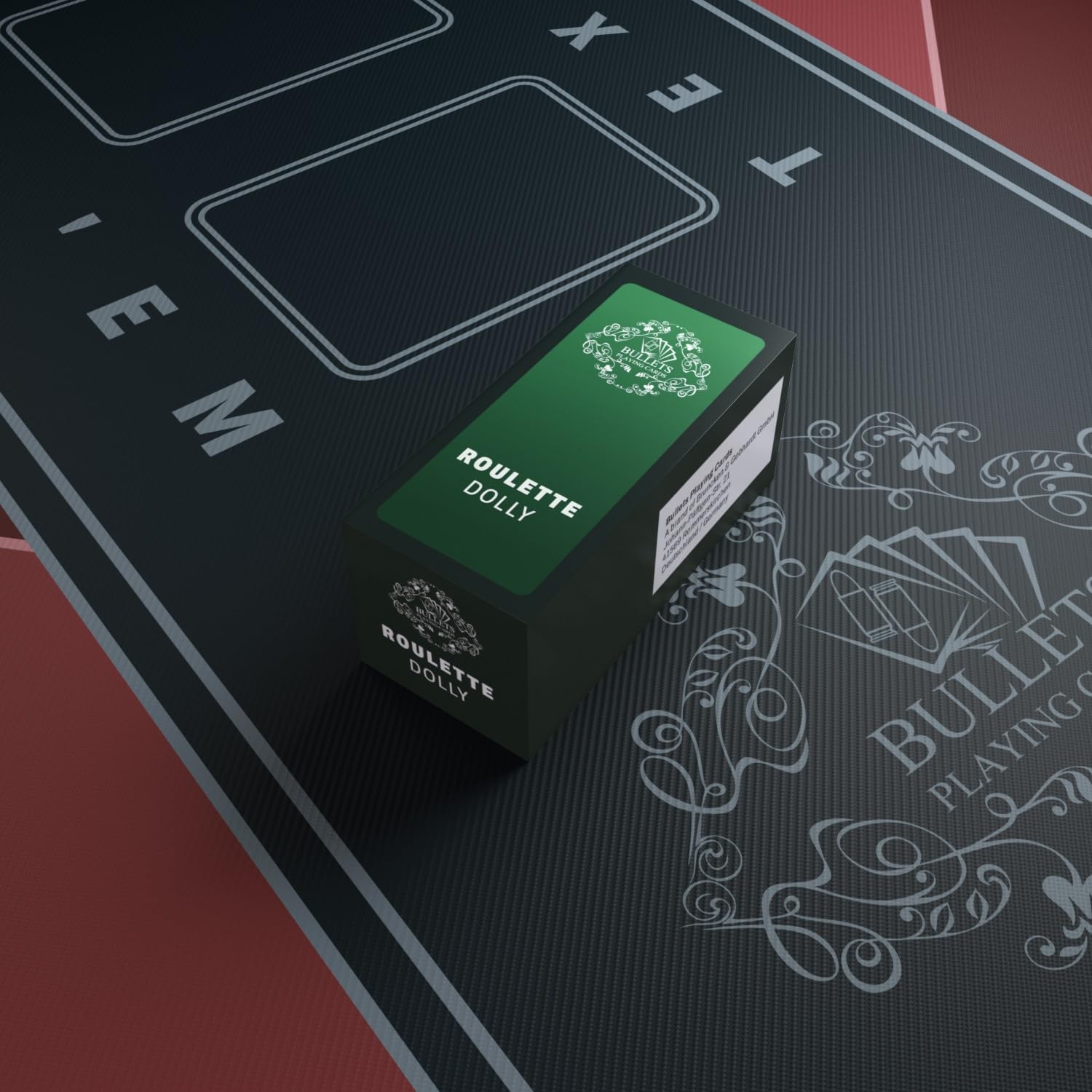 Bullets Playing Cards, Premium Ruletka Dolly z akrylu, akcesoria do kasyna